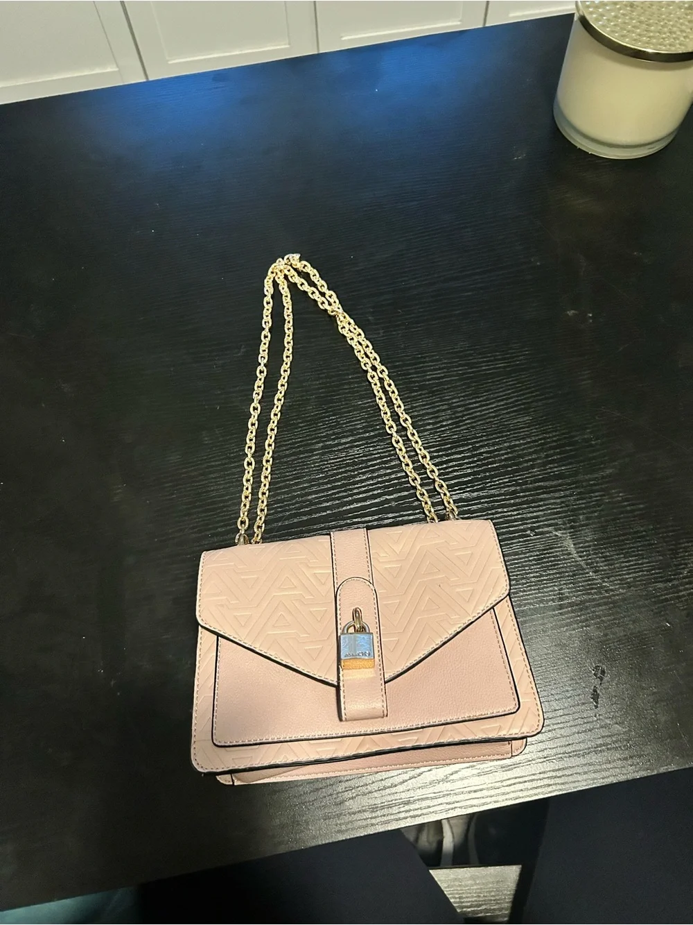 Also Women's Pink Chain Strap Crossbody Bag - Elegant Everyday Style